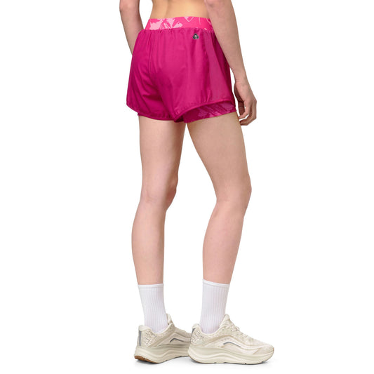 KAppa short donna con bermuda unterno elastico stampato
