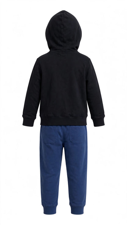 Freddy tuta zip lunga in cotone felpato  con pantalone con polsino