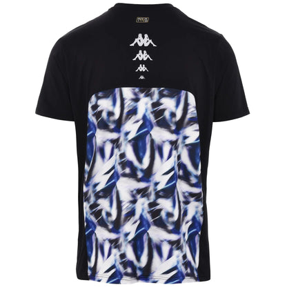 Kappa t-shirt training con inserti in mesh sul mlato per la traspirazione kombat emiri