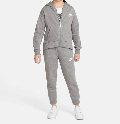 Nike tuta 2 - 7 anni club fleece high low fz hoodie