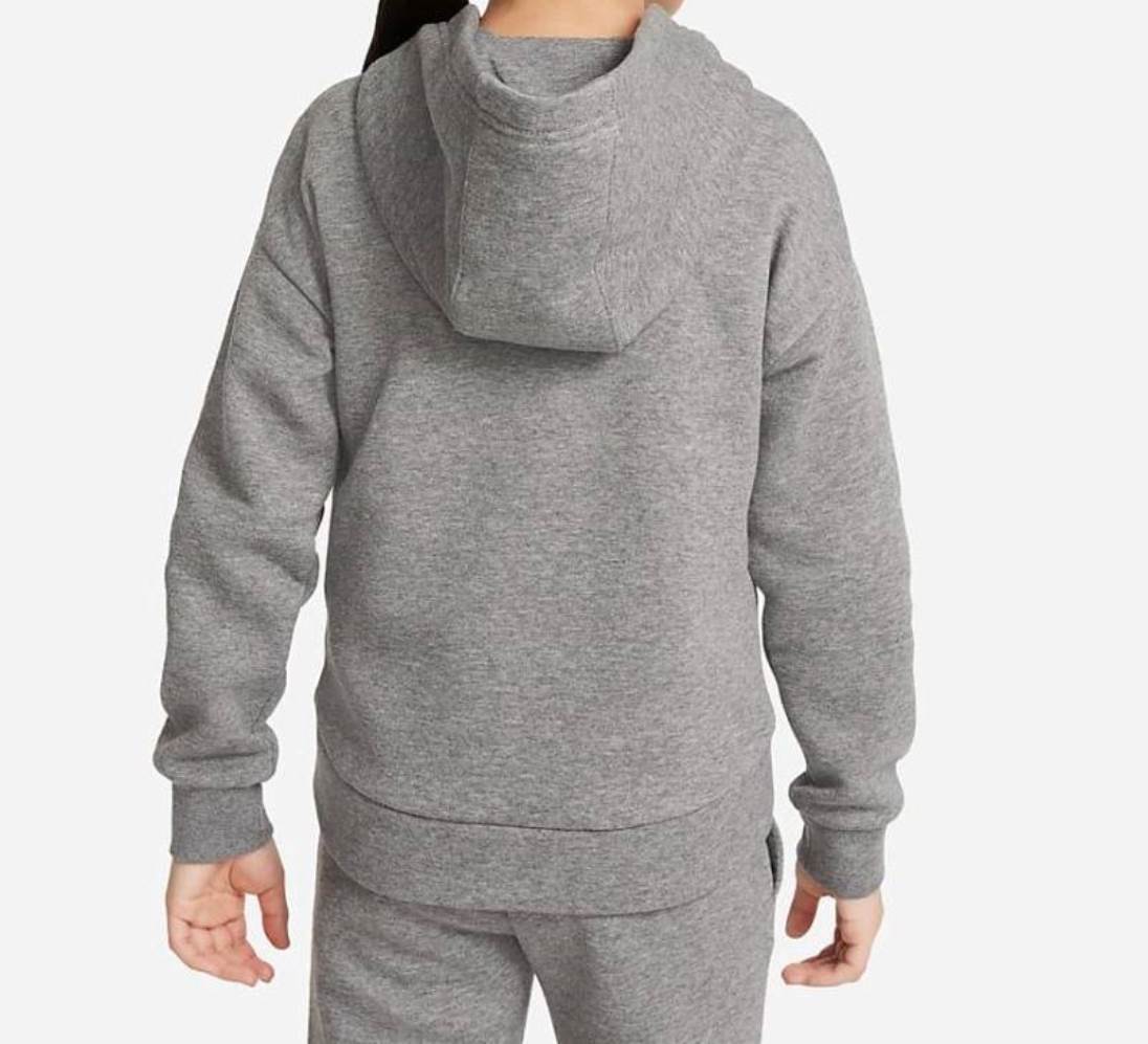 Nike tuta 2 - 7 anni club fleece high low fz hoodie