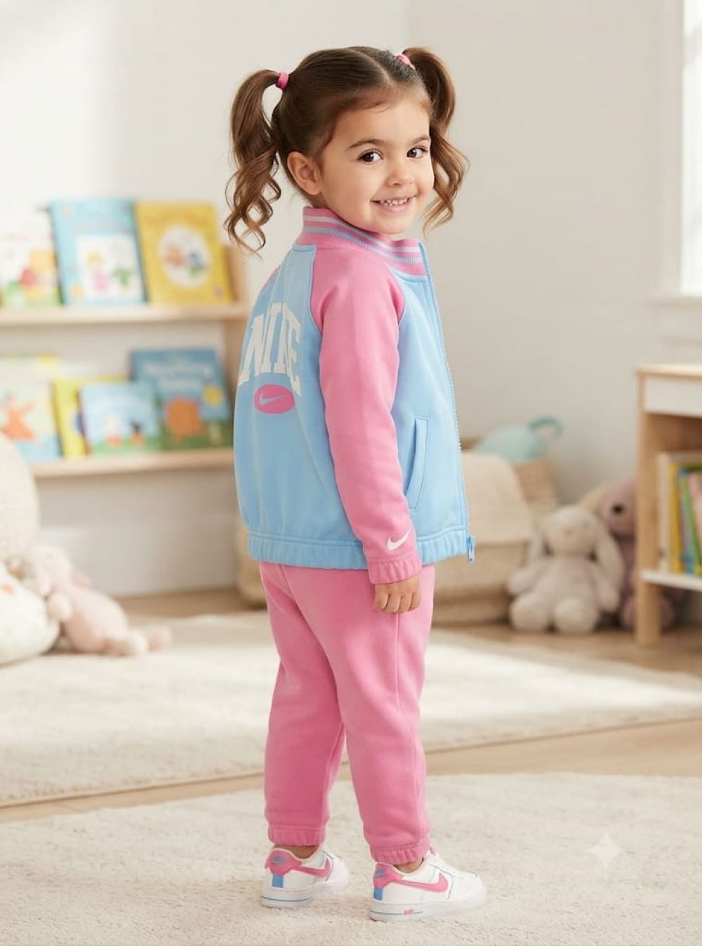 Nike tuta zip lunga b nsw next gen tricot set