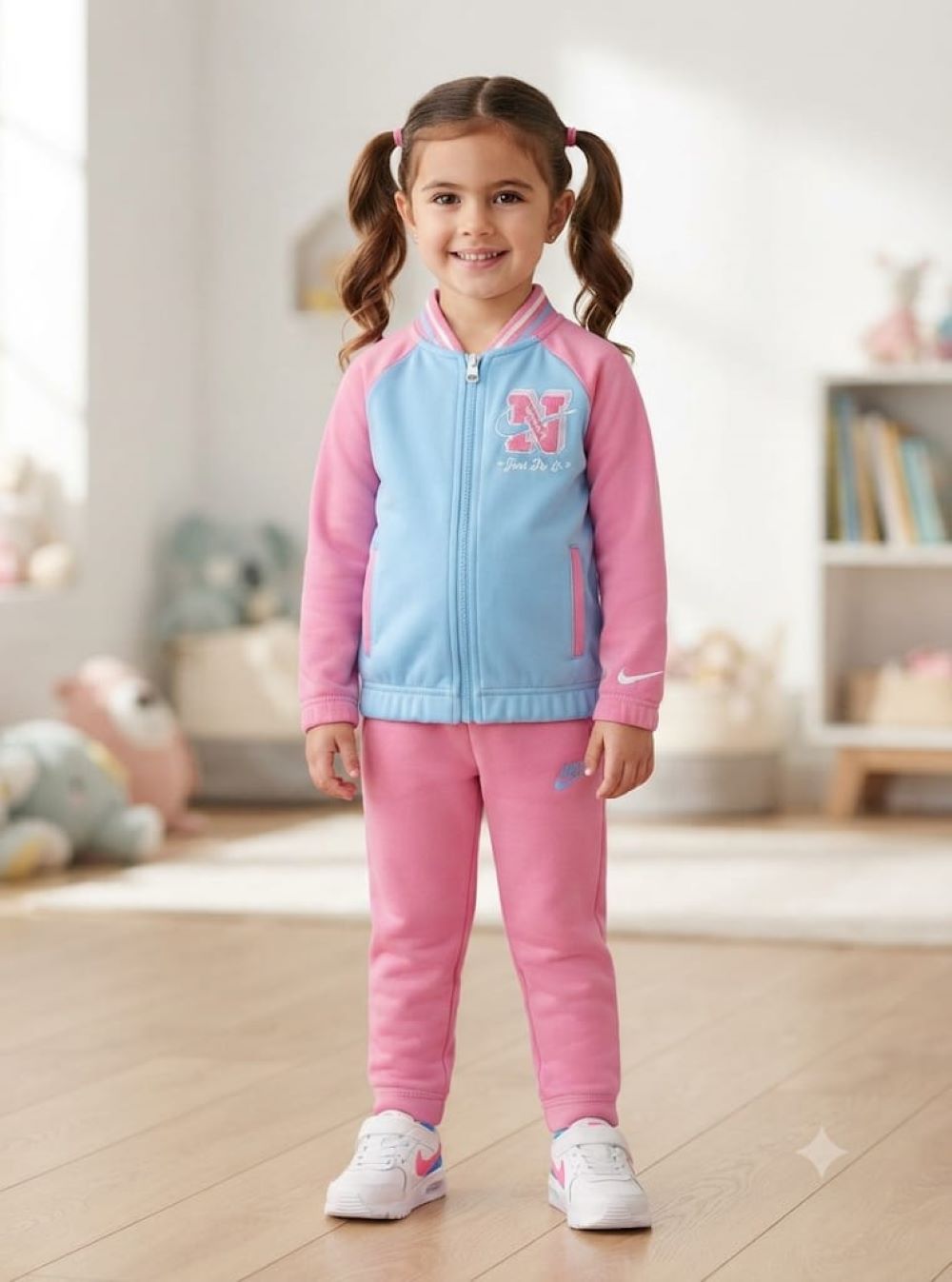 Nike tuta zip lunga b nsw next gen tricot set