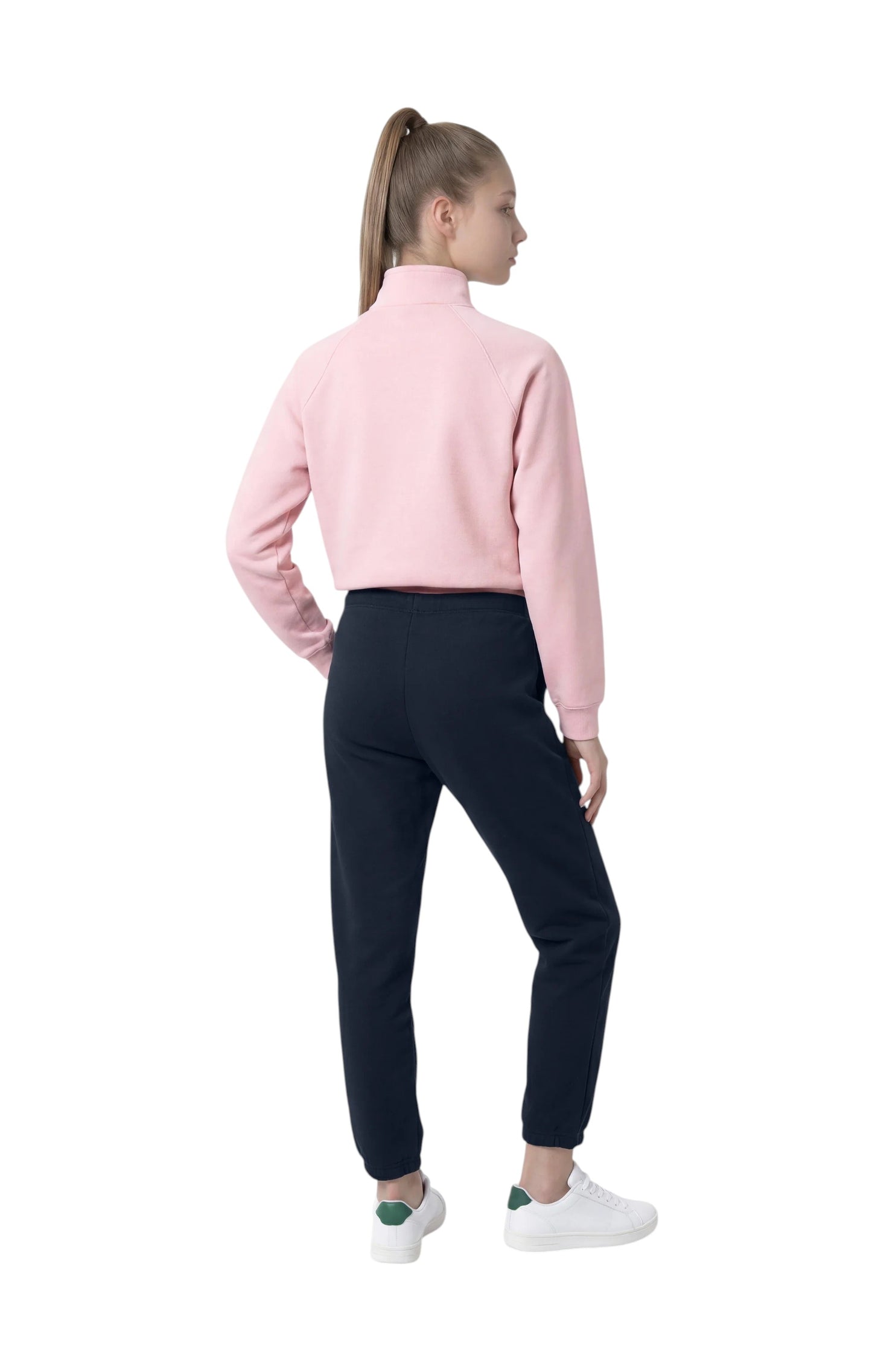 Champion tuta zip lunga bambina in felpa con pantaloe con polsino