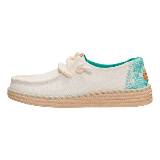 Hey Dude Wendy espadrille hibiscus
