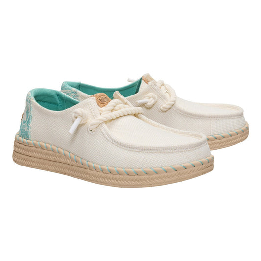 Hey Dude Wendy espadrille hibiscus
