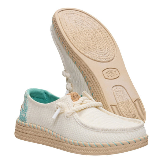 Hey Dude Wendy espadrille hibiscus