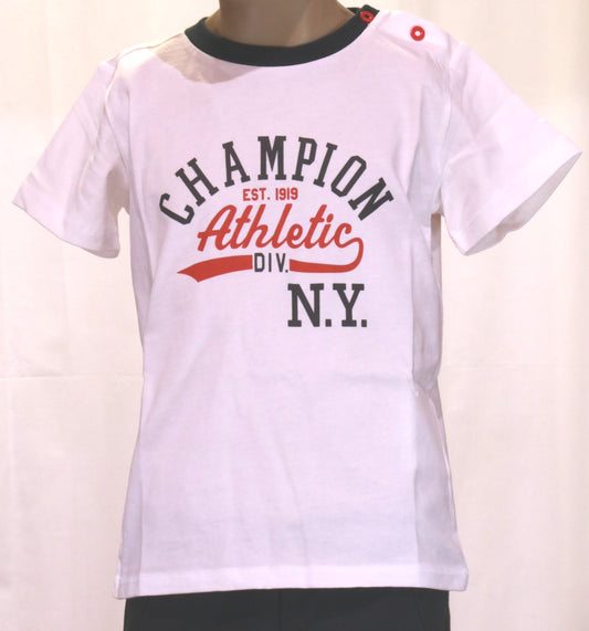 T-shirt mezza manica baby con stampa Champion