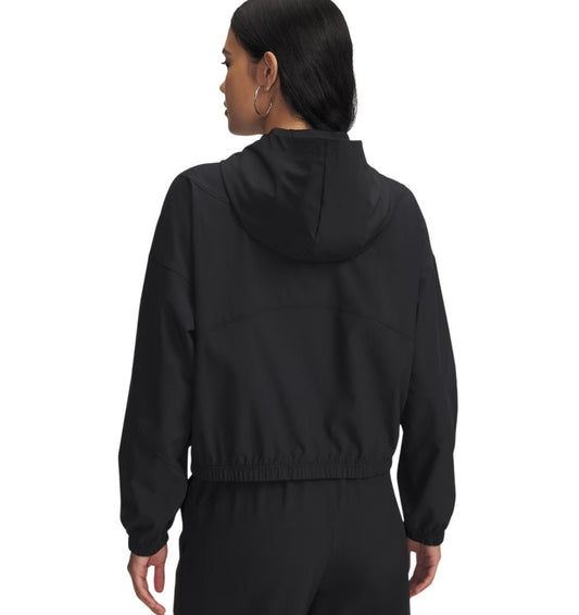 Unser Armour felpa zip lunga cappuccio UA Rival Woven