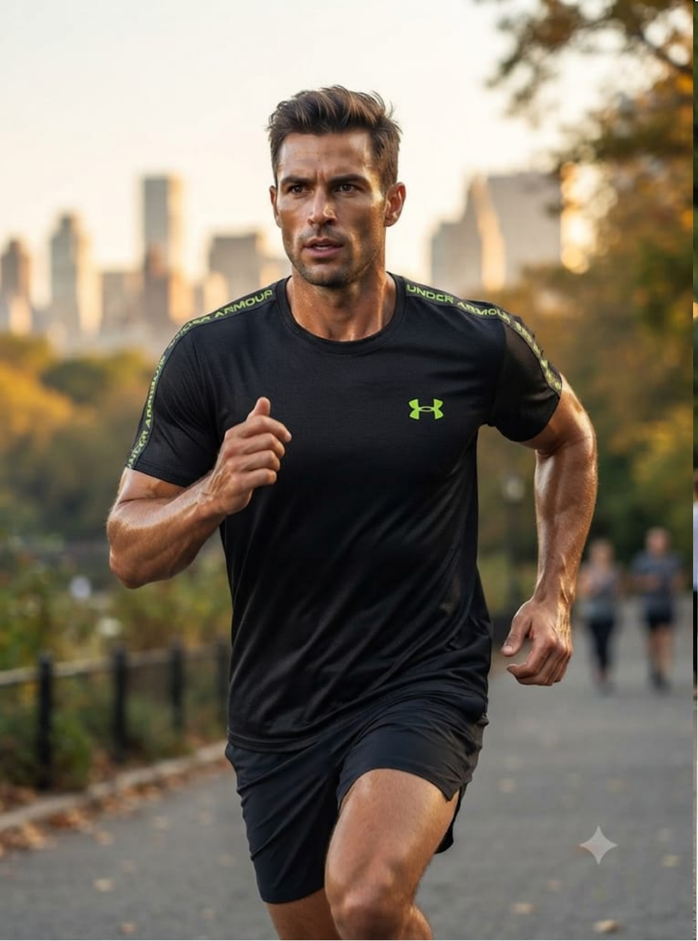 Under Armour T-shirt in tessuto tecnico ad alta traspirabilità, ideale per l’attività sportiva e l’allenamento.