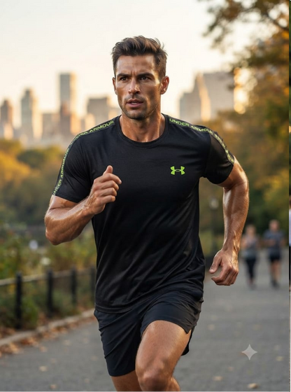 Under Armour T-shirt in tessuto tecnico ad alta traspirabilità, ideale per l’attività sportiva e l’allenamento.