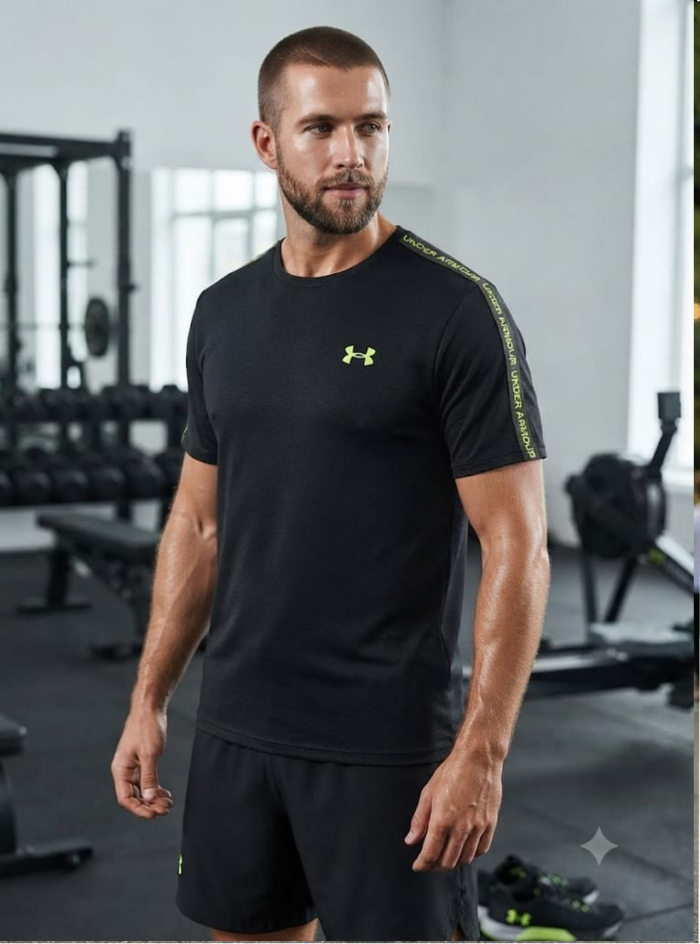 Under Armour T-shirt in tessuto tecnico ad alta traspirabilità, ideale per l’attività sportiva e l’allenamento.