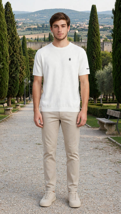 Conte of Florence t-shirt giro collo in cotone