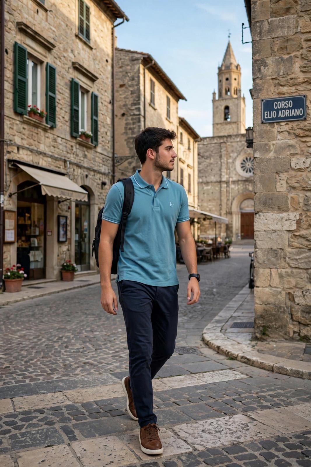 Conte of florence polo uomo in piquet