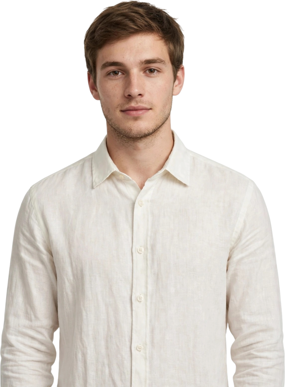 Conte of Florence camicia manica lunga in lino