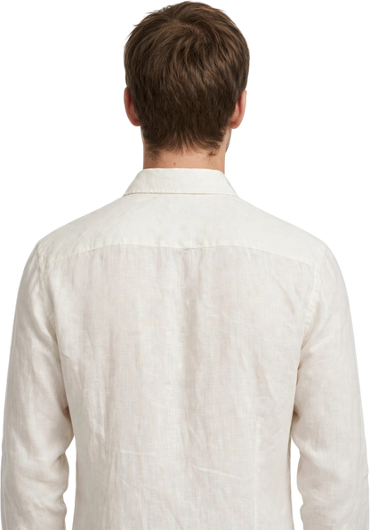 Conte of Florence camicia manica lunga in lino
