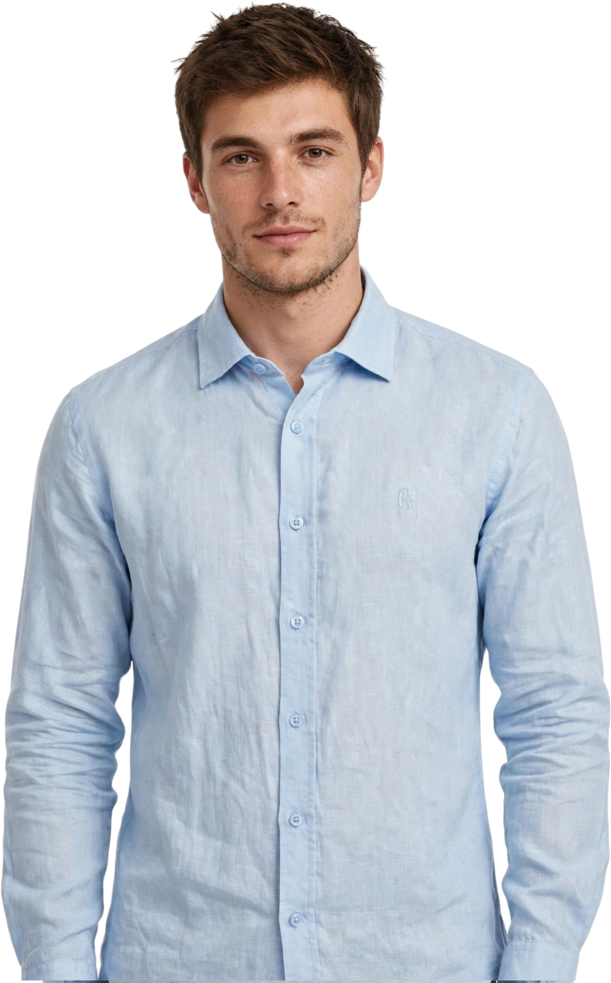 Conte of Florence camicia manica lunga in lino