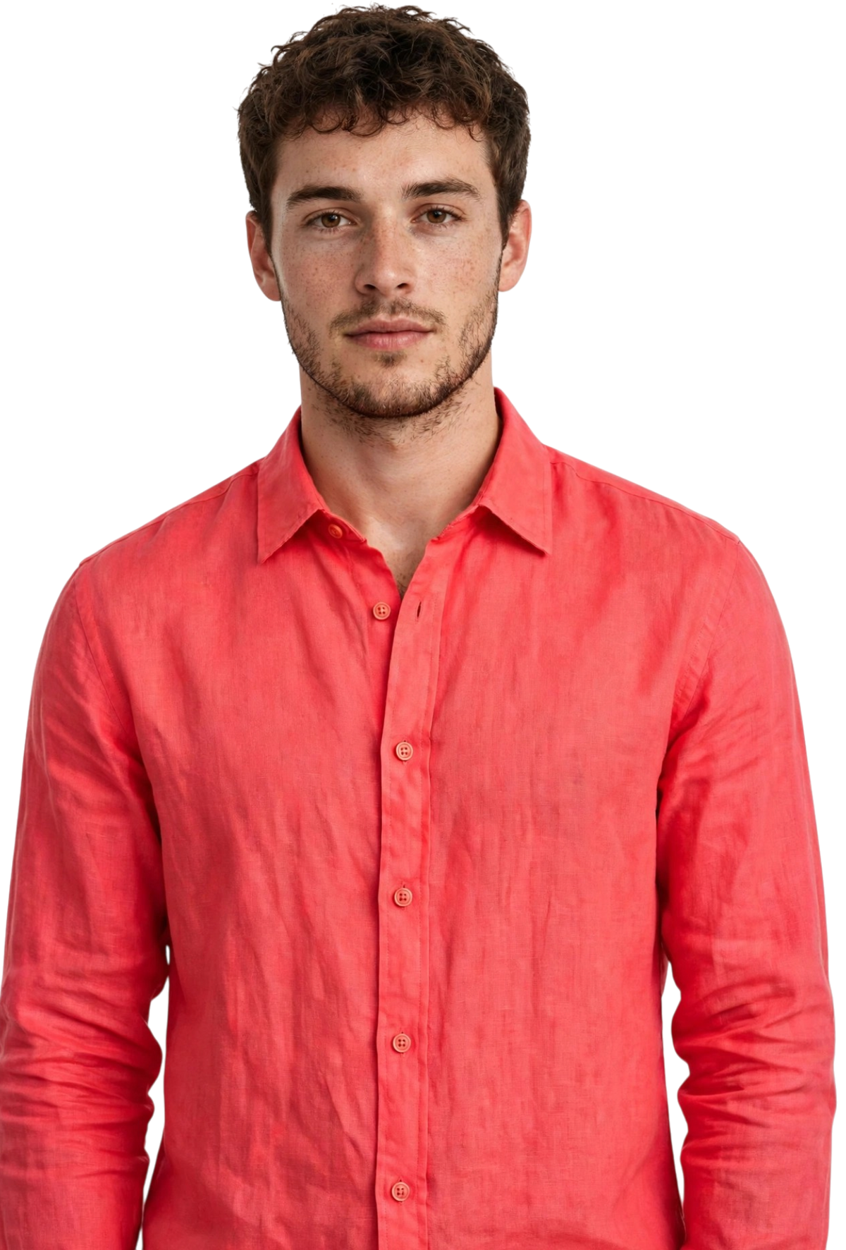Conte of Florence camicia manica lunga in lino