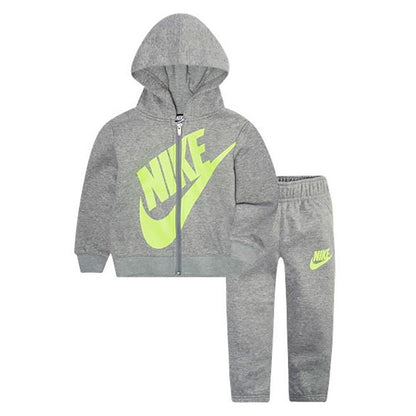 Nike Tuta zip lunga cappuccio sueded fleece futura jogger