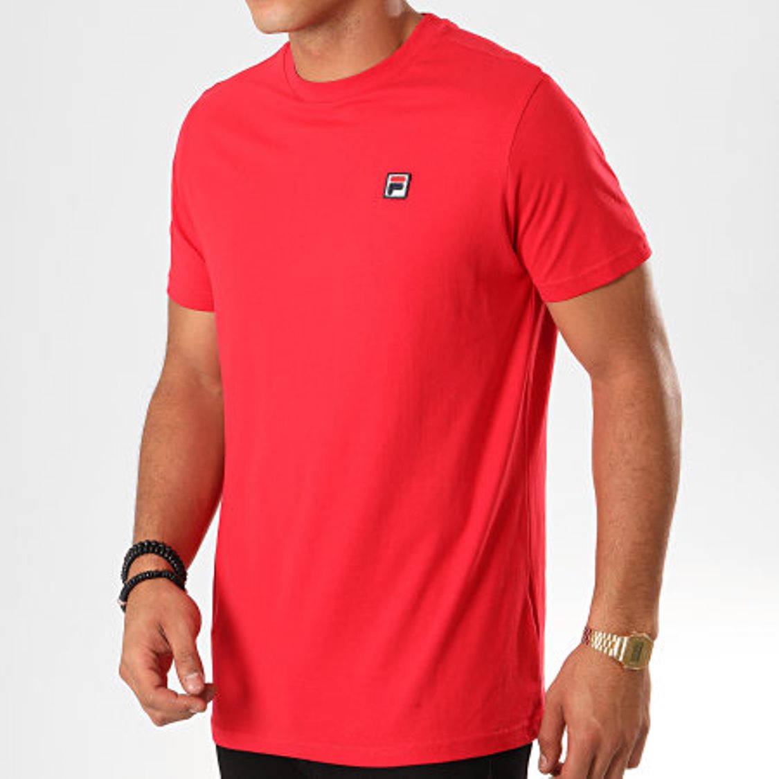 fila t-shirt giro collo scritta piccola