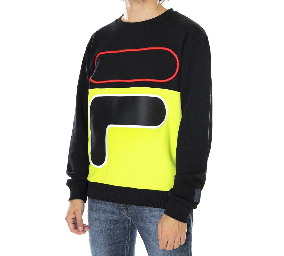 Fila felpa uomo giro collo max logo