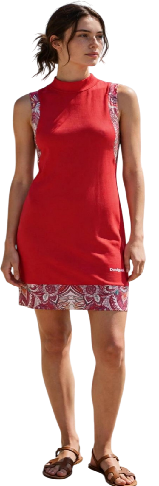 Desigual abito giro manica morbido