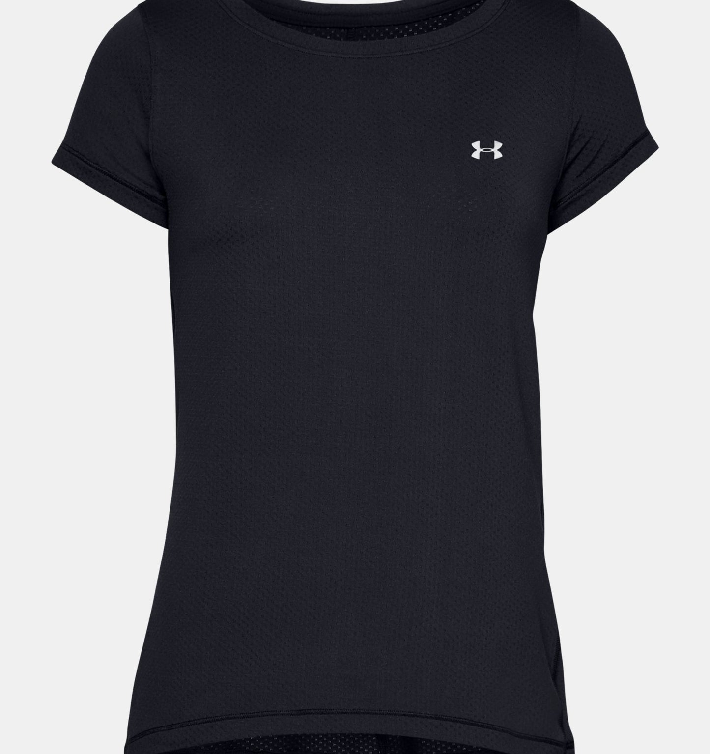 Under Armour T-shirt U:A. HeatGear Tessuto in mesh con struttura pinhole offre una traspirabilità e assorbe il sudore