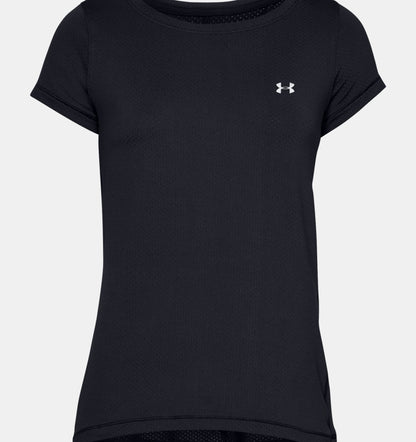 Under Armour T-shirt U:A. HeatGear Tessuto in mesh con struttura pinhole offre una traspirabilità e assorbe il sudore