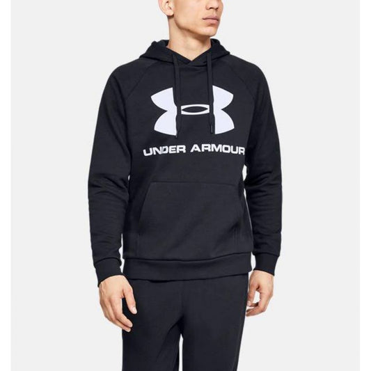 under armour felpa capp.uomo rival fleece logo hoodie