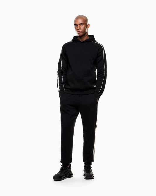 EA7 Pantaloni jogger Logo Series in misto cotone
