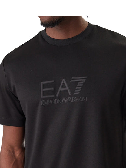 EA7 T-shirt giro collo commercialista