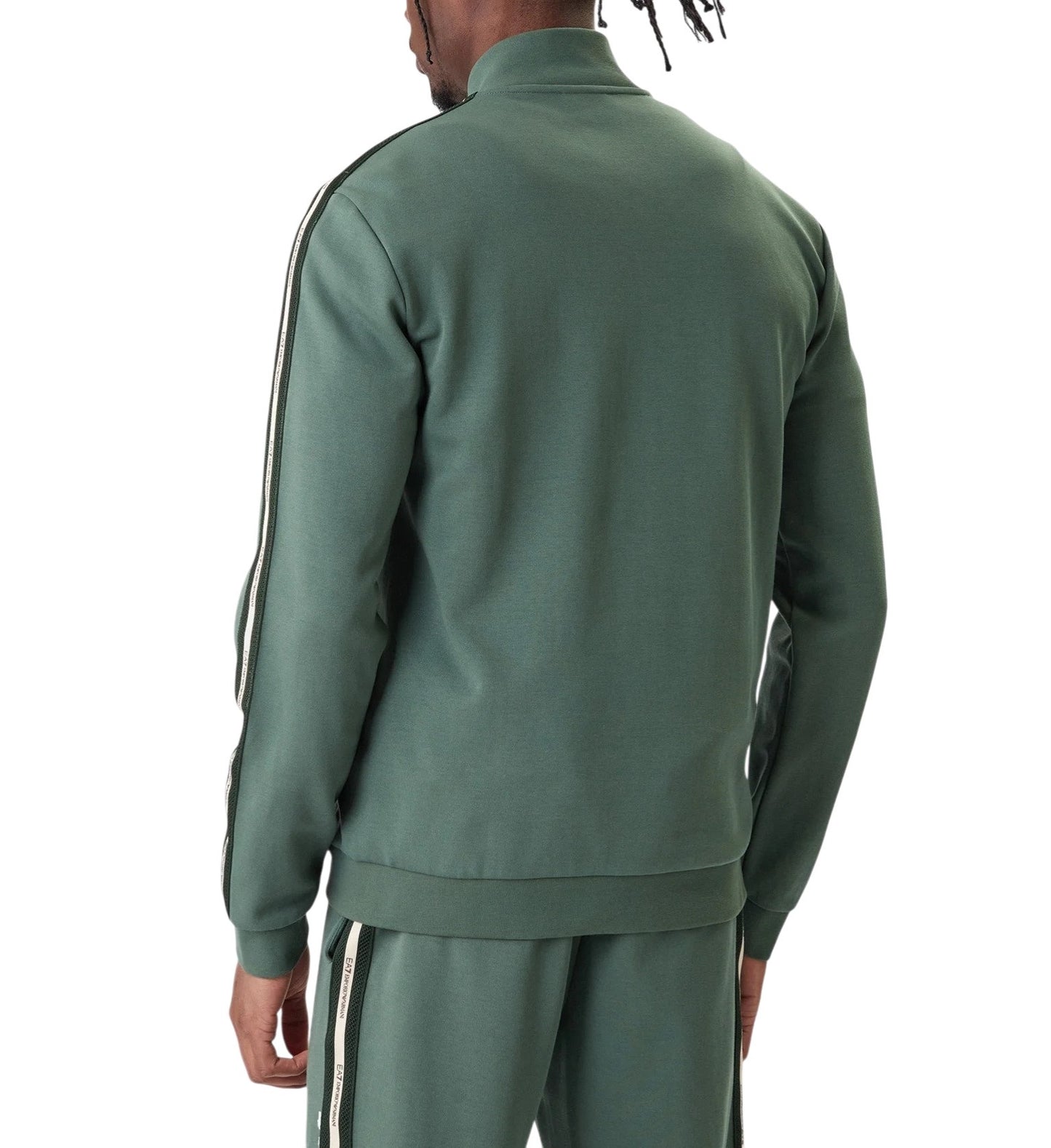 EA7 felpa zip lunga