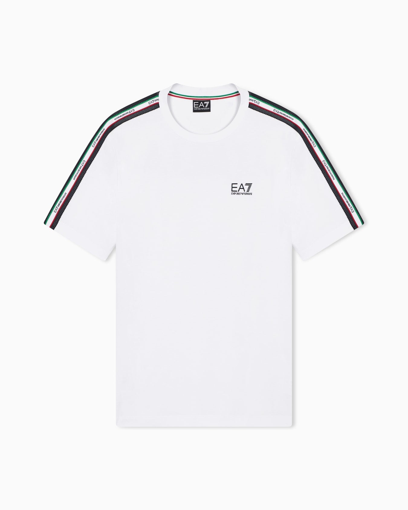 EA7 t-shirt vestibilità slim in morbito jiersy di cotone  mod. Italian Spirit