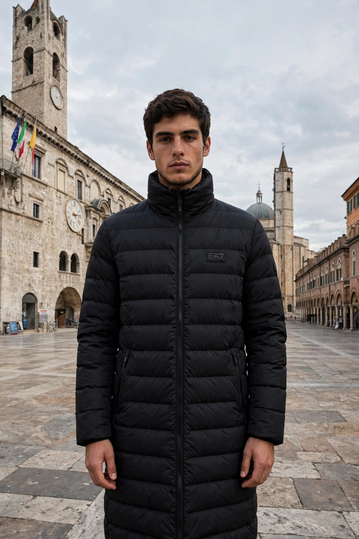 EA7 PIUMINO LUNGO UOMO