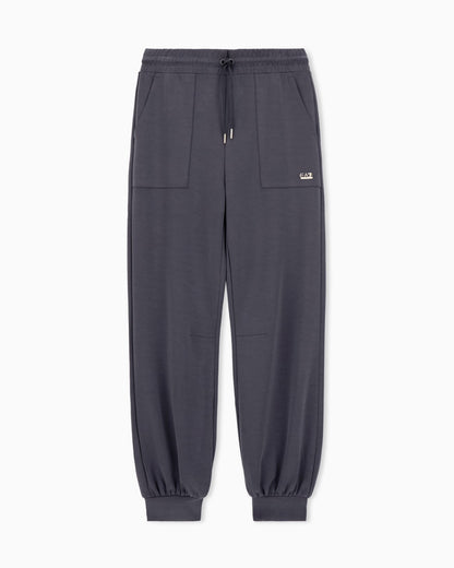 EA7 Pantalone jogger core lady in interloock misto modal strech
