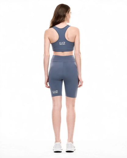EA7 Reggiseno sportivo a sostegno medio in tessuto tecnico Vigor