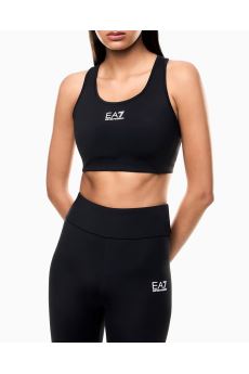 EA7 Reggiseno sportivo a sostegno medio in tessuto tecnico Vigor