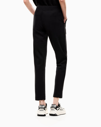 EA7 Pantaloni Logo Series in misto cotone donna