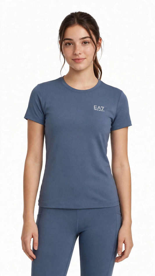 EA7 T-shirt tessuto tecnico girocollo a maniche corte Vigor7