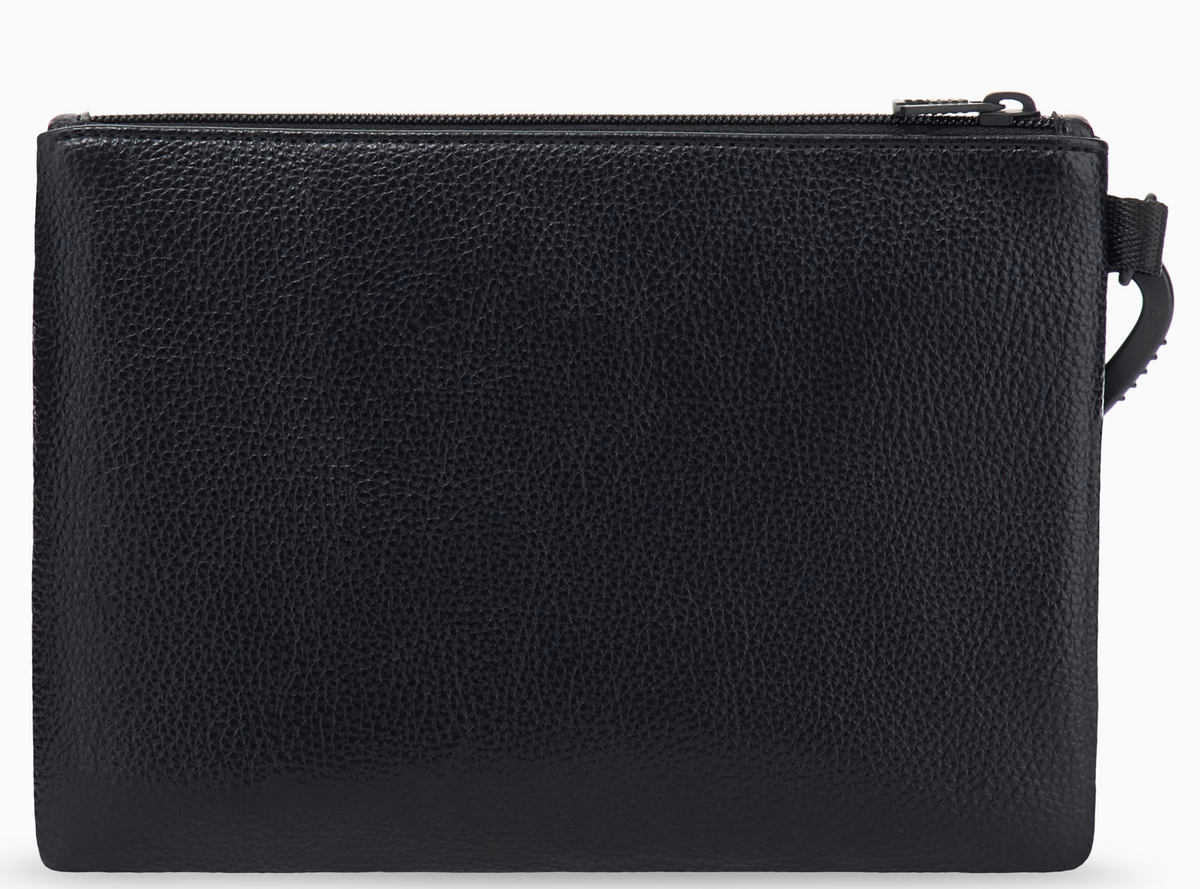 EA7  Pochette con logo a rilievo e cinturino removibile