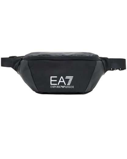 EA7 Marsupio con logo a tracolla in tessuto tecnico Logo Series