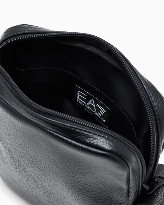 EA7 Borsa a tracolla effetto pelle