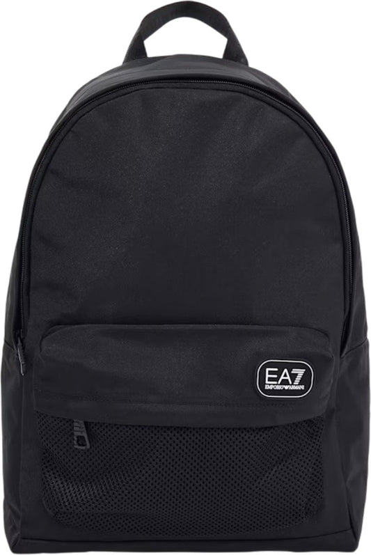 EA7 Zaino in tessuto tecnico con tasca anteriore in rete e spallacci regolabili