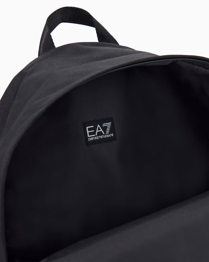 EA7 Zaino in tessuto tecnico con tasca anteriore in rete e spallacci regolabili