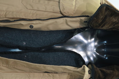 Blauer giaccone in cordura con imbottitura staccabile