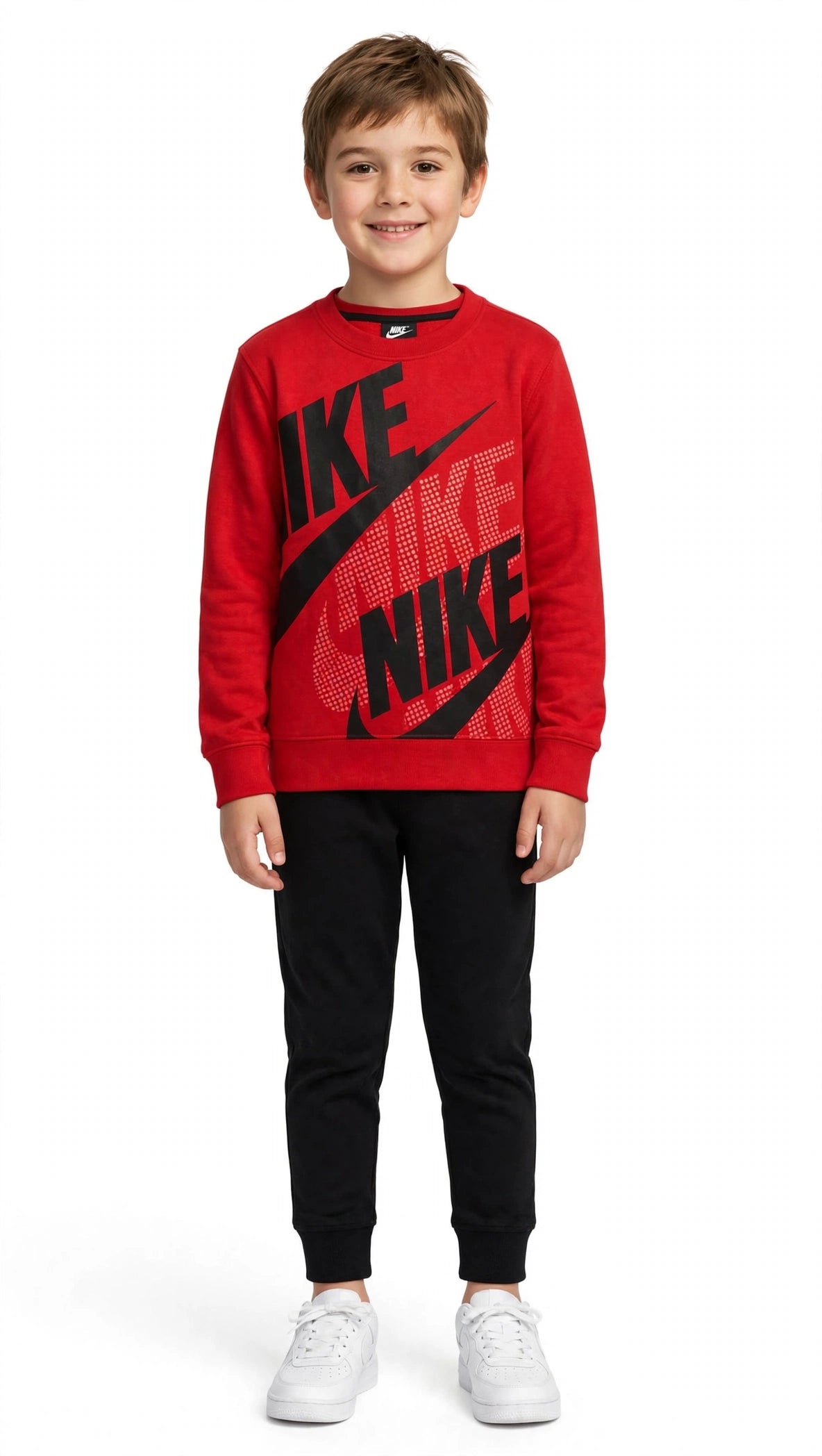 Nike tuta giro collo felpa leggera