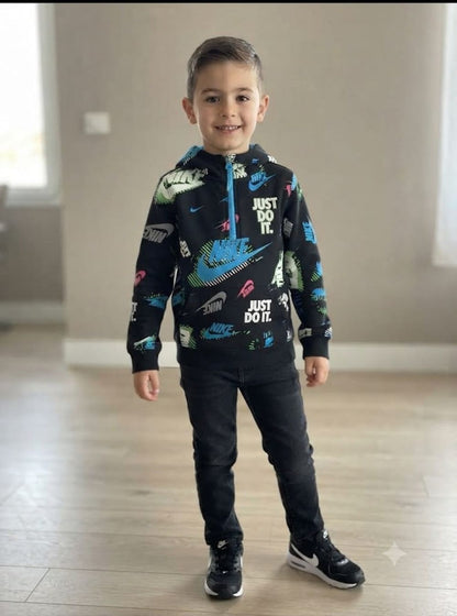 Nike felpa cappuccio Baby active joy ft po hoodie