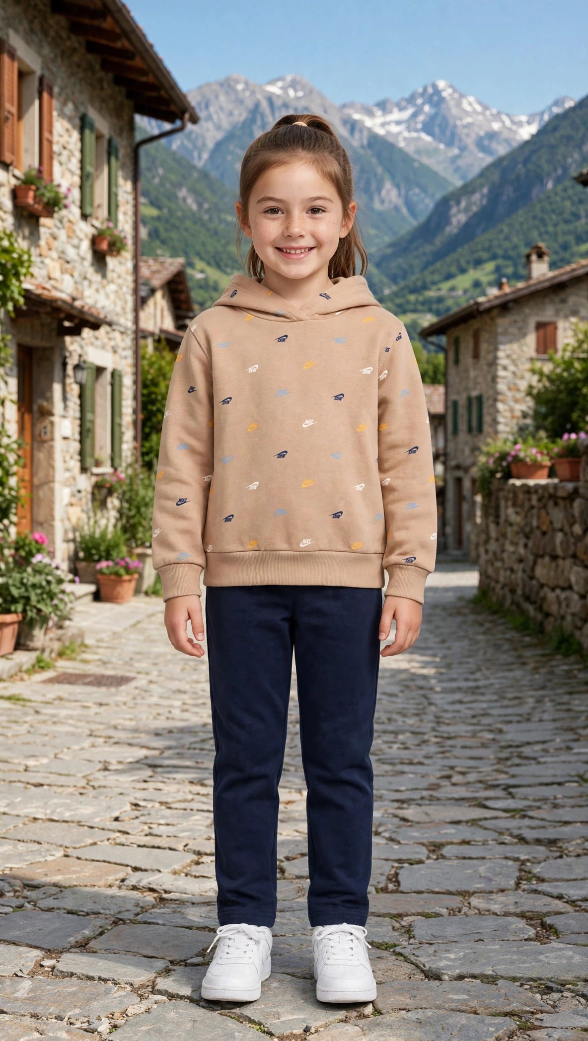 Nike tuta cappuccio in felpa  3/7 anni