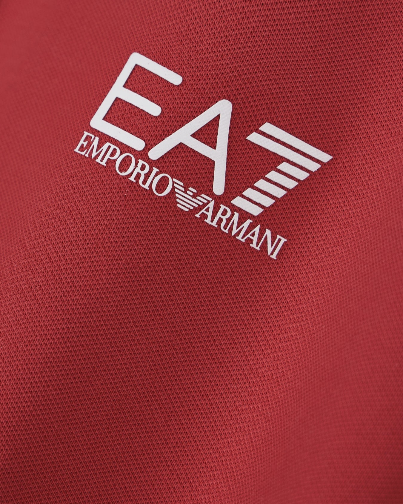 EA7 Polo piquet in cotone stretch a maniche corte Core Identity