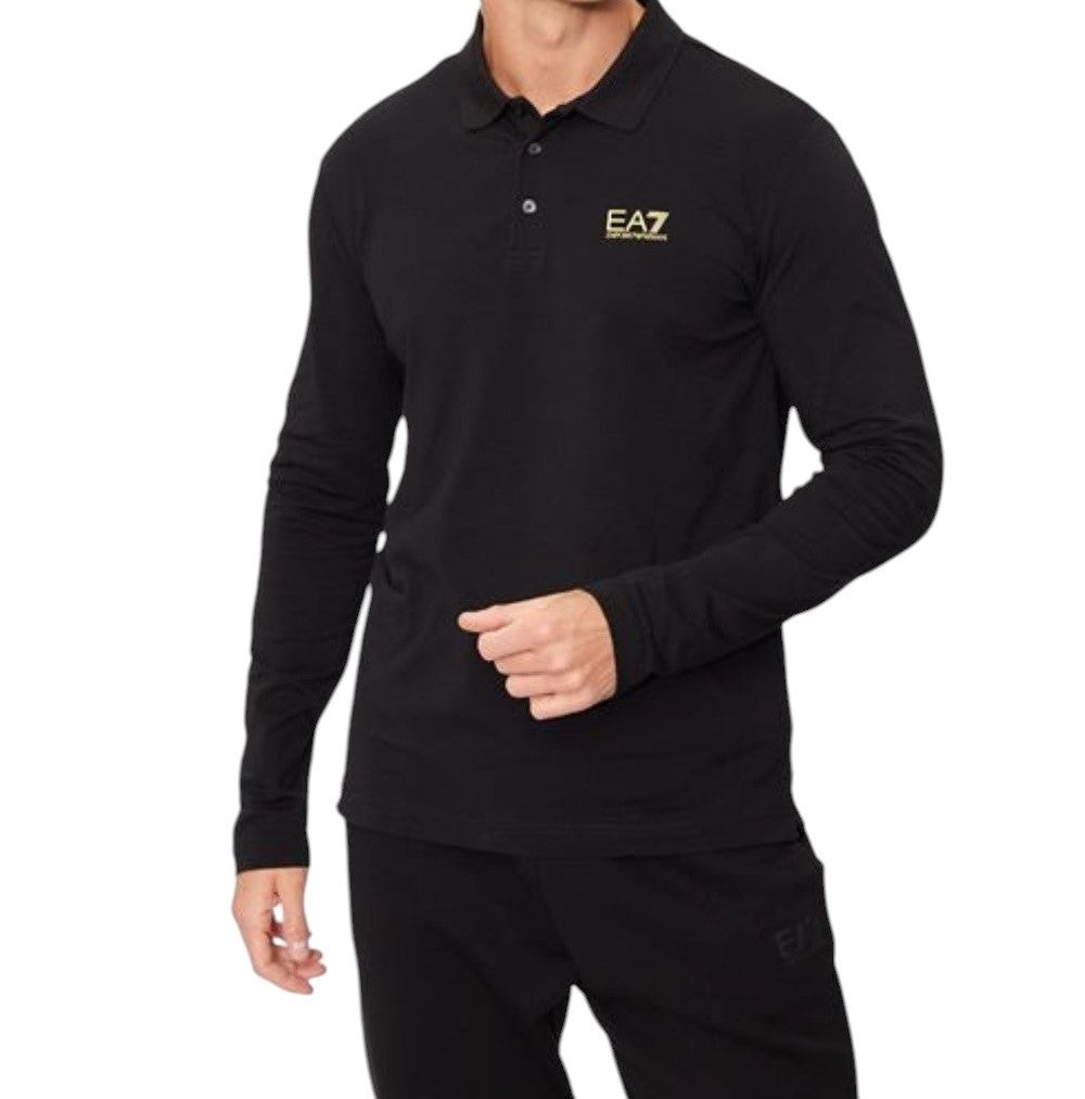 EA7 polo manica lunga